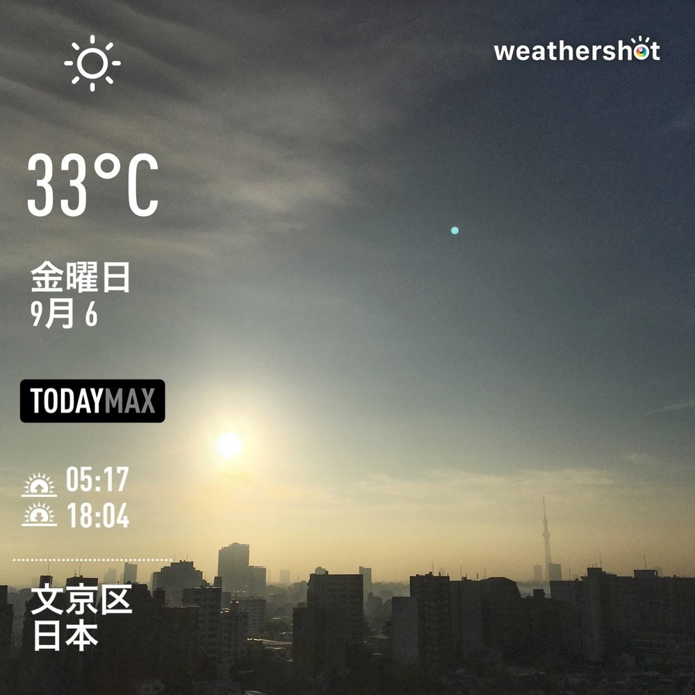 WeatherShot（2019-09-06）