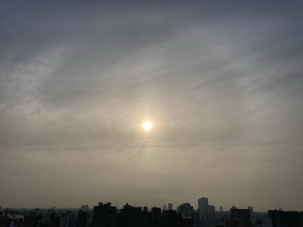 f:id:Snowowl:20200720093733j:plain 外暈(46度ハロ)(2020-07-20 06:15)