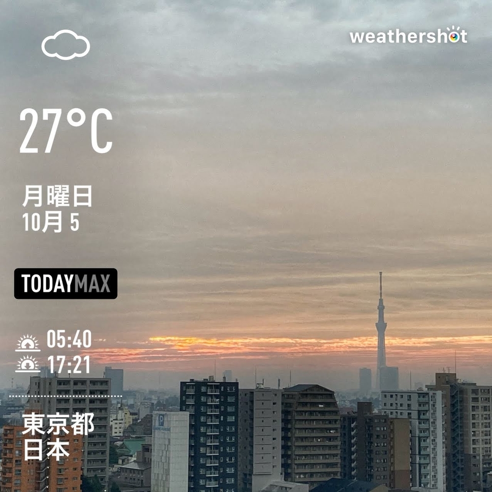 f:id:Snowowl:20201005213556j:plain WeatherShot(2020-10-05)