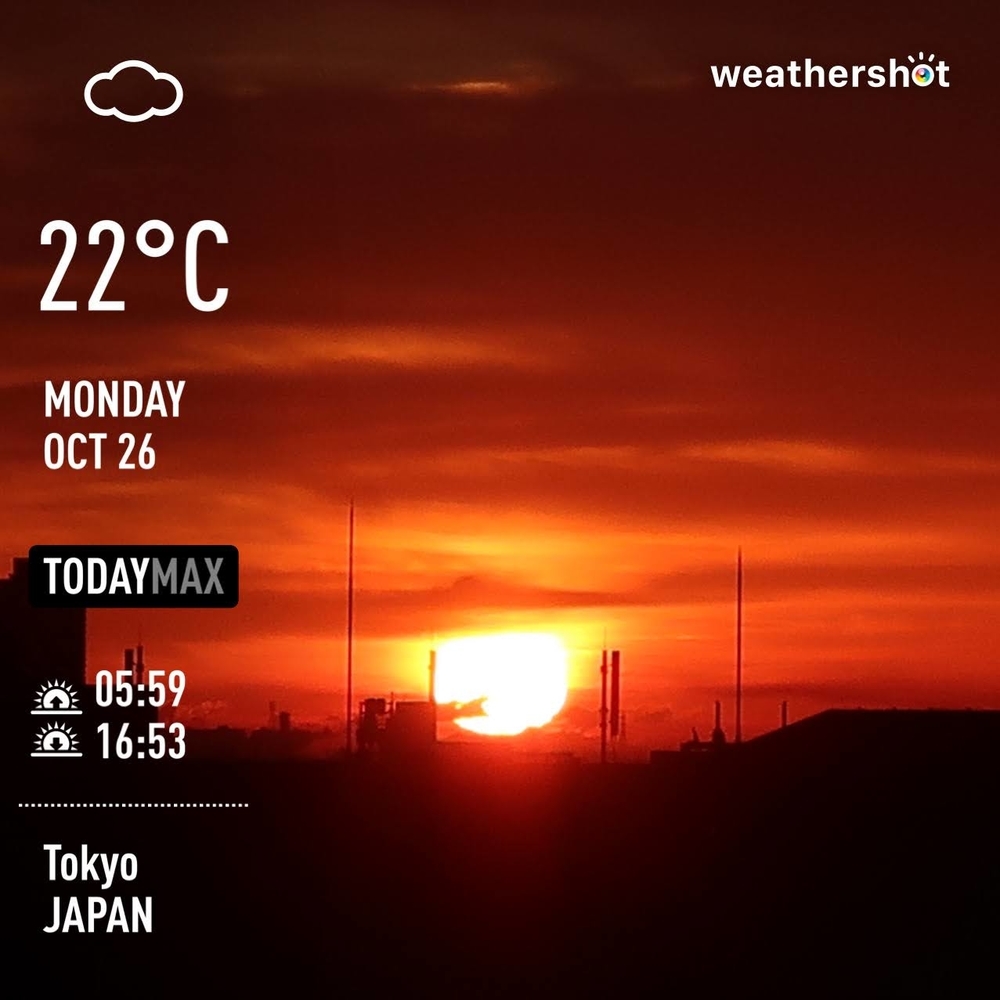 f:id:Snowowl:20201031211429j:plain WeatherShot(2020-10-26)
