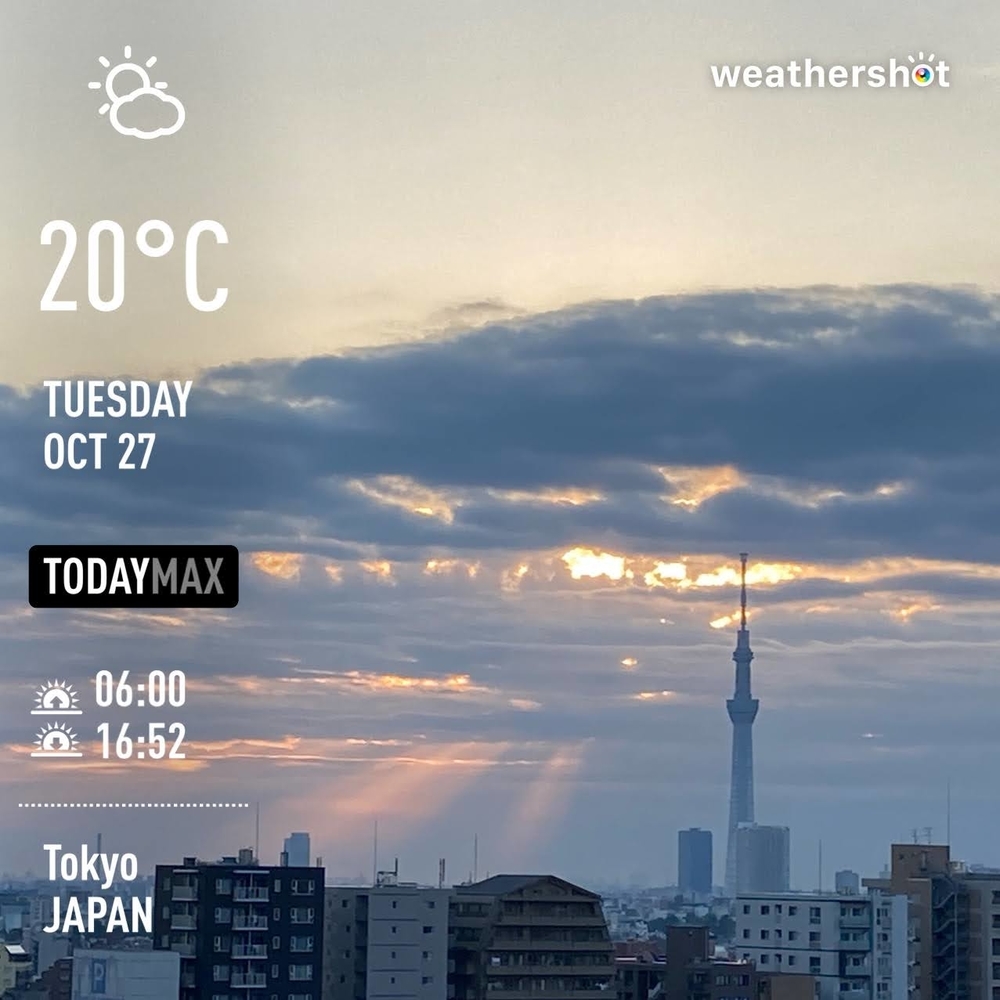 WeatherShot（2020-10-27）