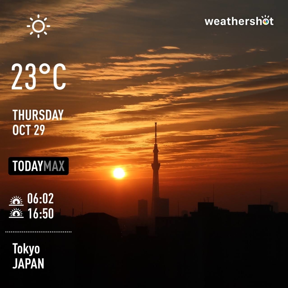 f:id:Snowowl:20201031211451j:plain WeatherShot(2020-10-29)