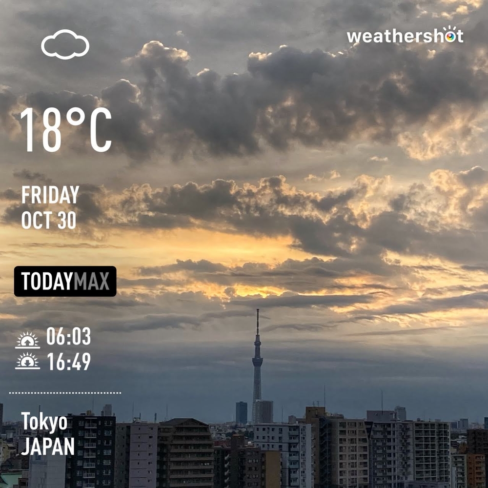 WeatherShot（2020-10-30）