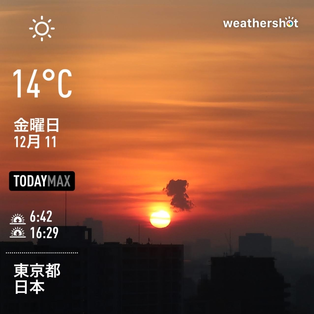 WeatherShot（2020-12-11）