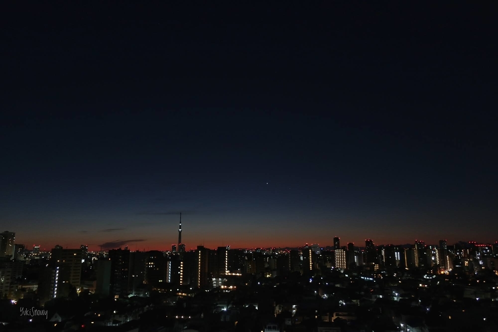 明けの明星(2020-12-19 05:51)