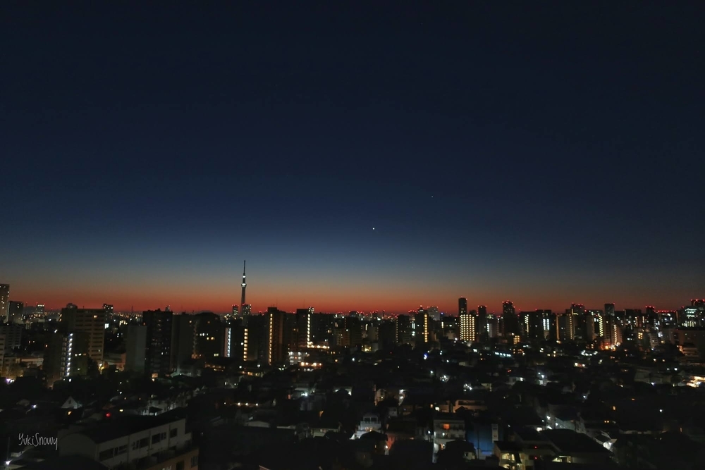 明けの明星(2020-12-23 05:56)