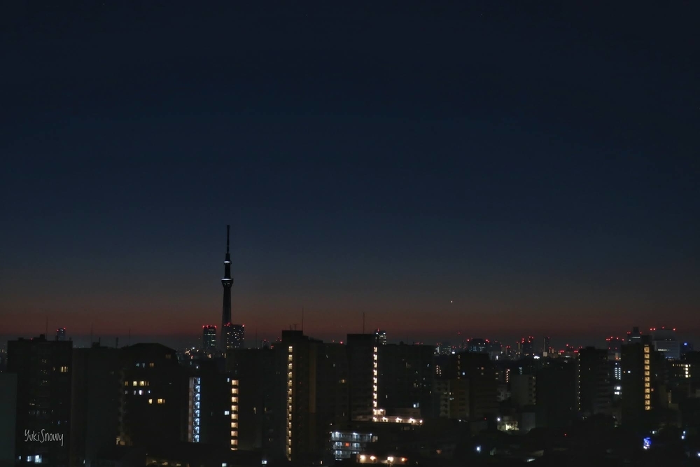 明けの明星(2021-01-13 05:55)