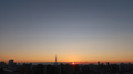 [日の出][空][雲][東京][朝]（2022-12-29 06:58）