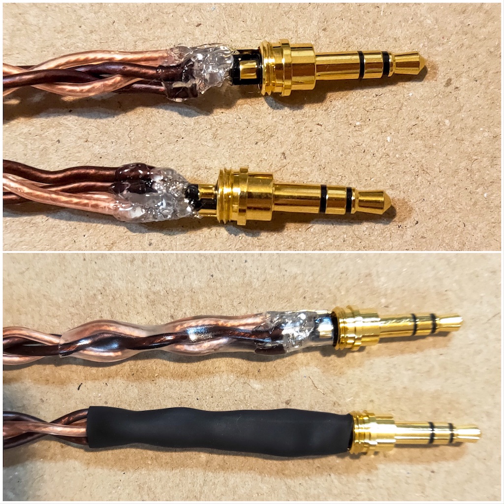 【お得意】DIY ソニー キンバーケーブル最高仕様 IE900/4.4mm SONY キンバーケーブルをプラグ交換で活用 (HIFIMAN FOCAL 等に