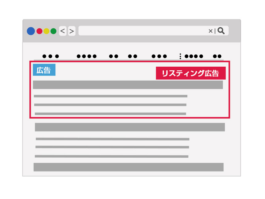 リスティング広告イメージ