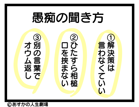 愚痴の聞き方