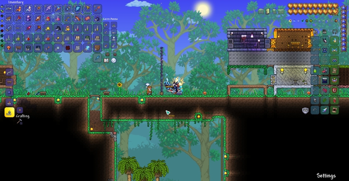 Terraria テラリア 全実績埋めたので1 4の色々とか 白黒地帯