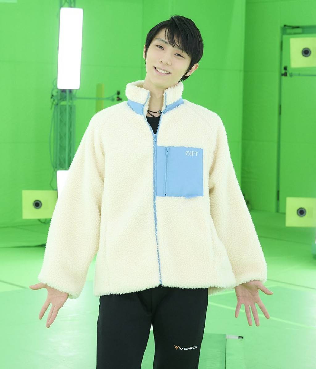 羽生結弦　GIFT ボアブルゾン　Mサイズ 羽生結弦ボアブルゾンMサイズGIFT 〈送料無料〉羽生結弦GIFTボアブルゾン