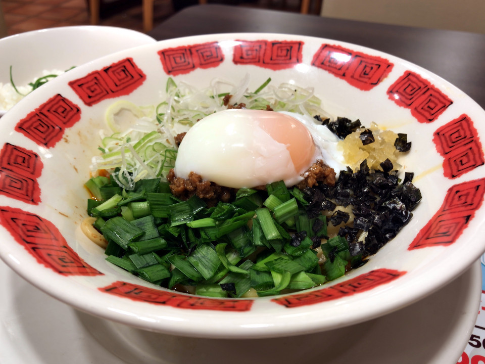 [バーミヤン][全国ご当地][旅する麺グルメフェア][ピリ辛台湾まぜそば][追いメシ付き][税込み1077円][1329kcal]