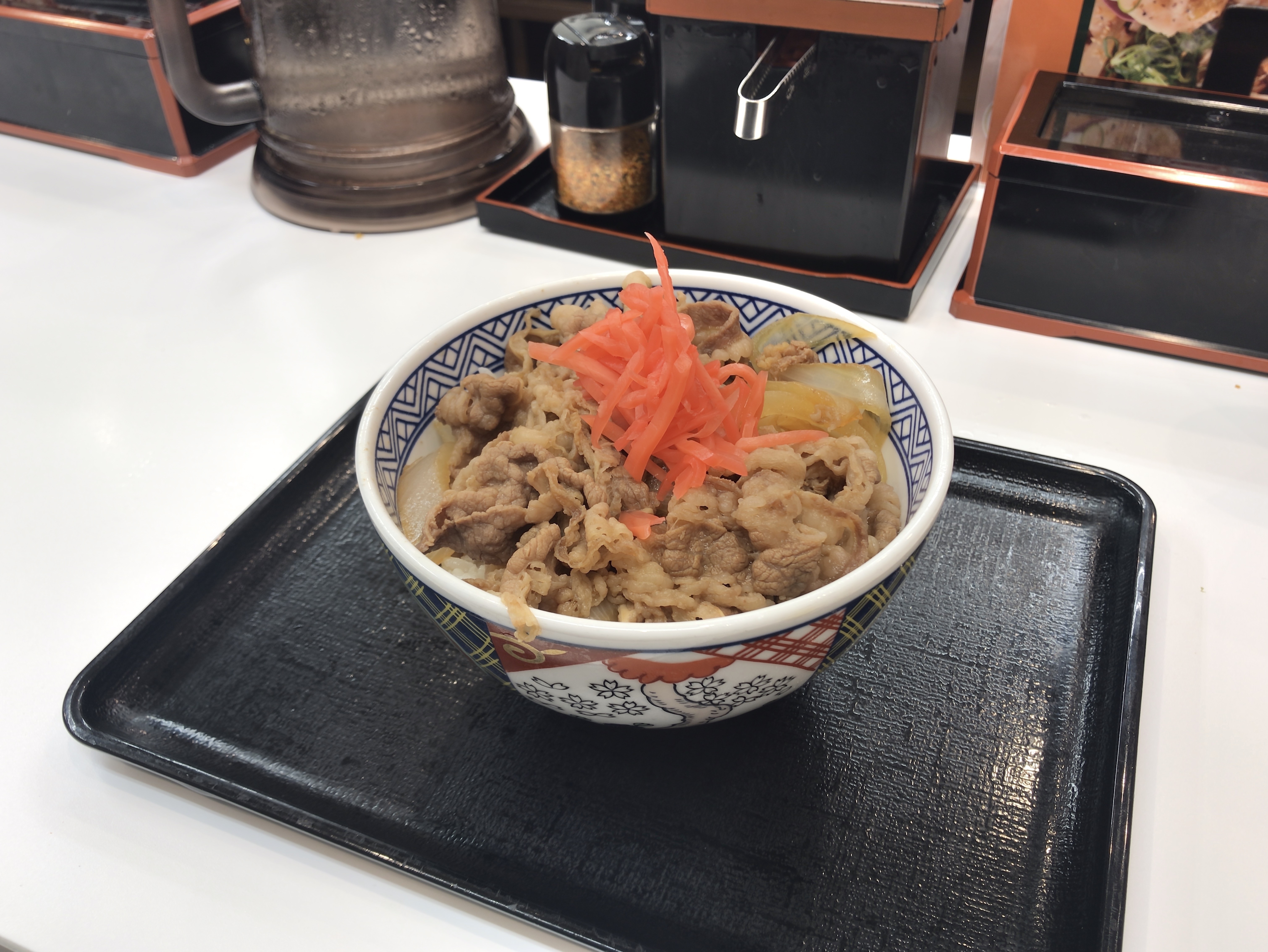 [吉野家][牛丼][並盛][税込み380円][669kcal]