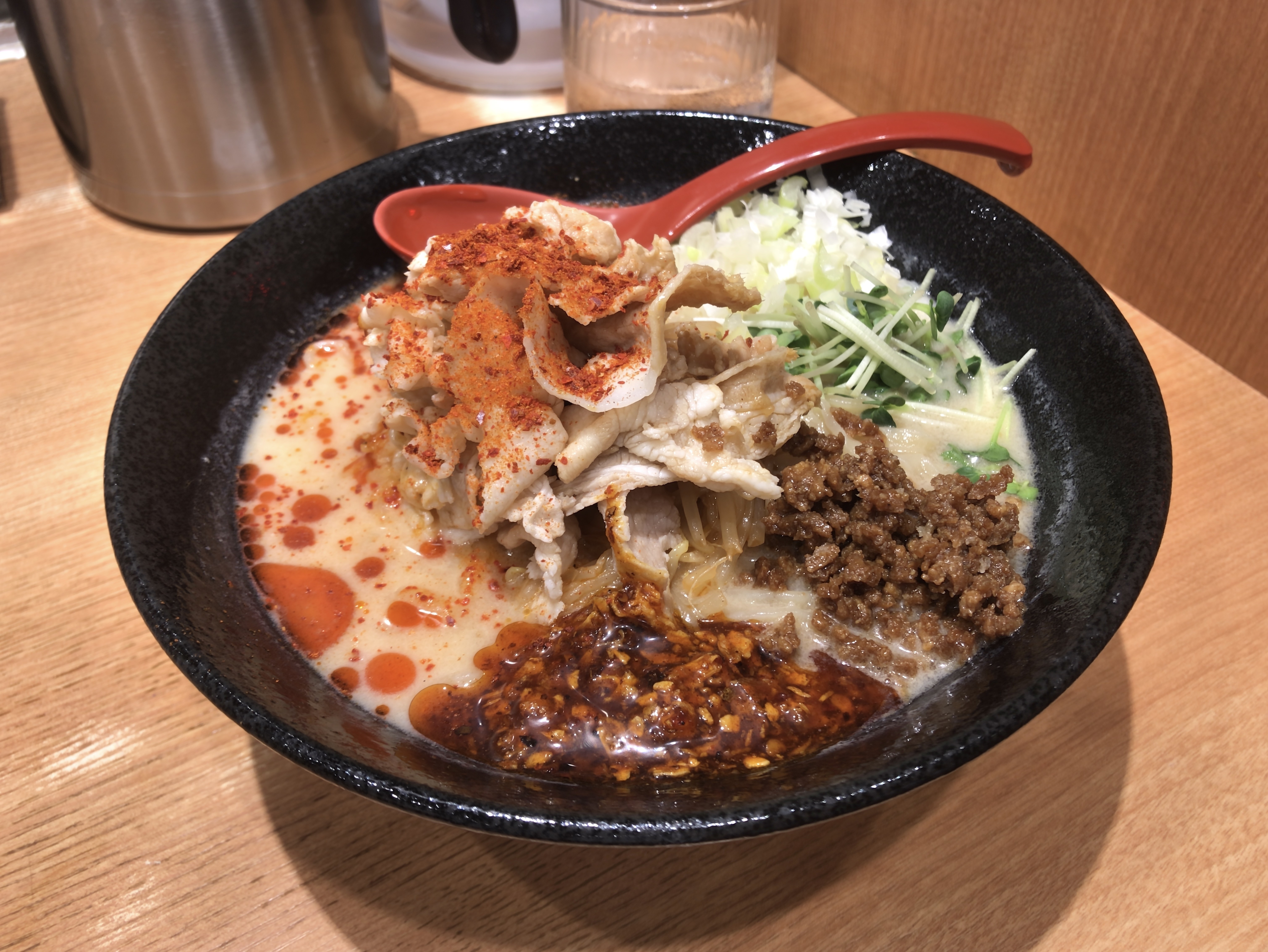 冷やし味噌ラーメン 鬼退治 3辛 税込み900円