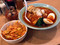 溝の口野郎 辛いからあげ濃厚塩ラーメン 750円 煮玉子 100円 辛ネギ 150円