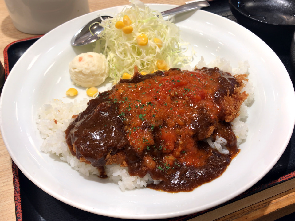 松乃家 洋風ロースかつ丼 税込み630円 1115kcal