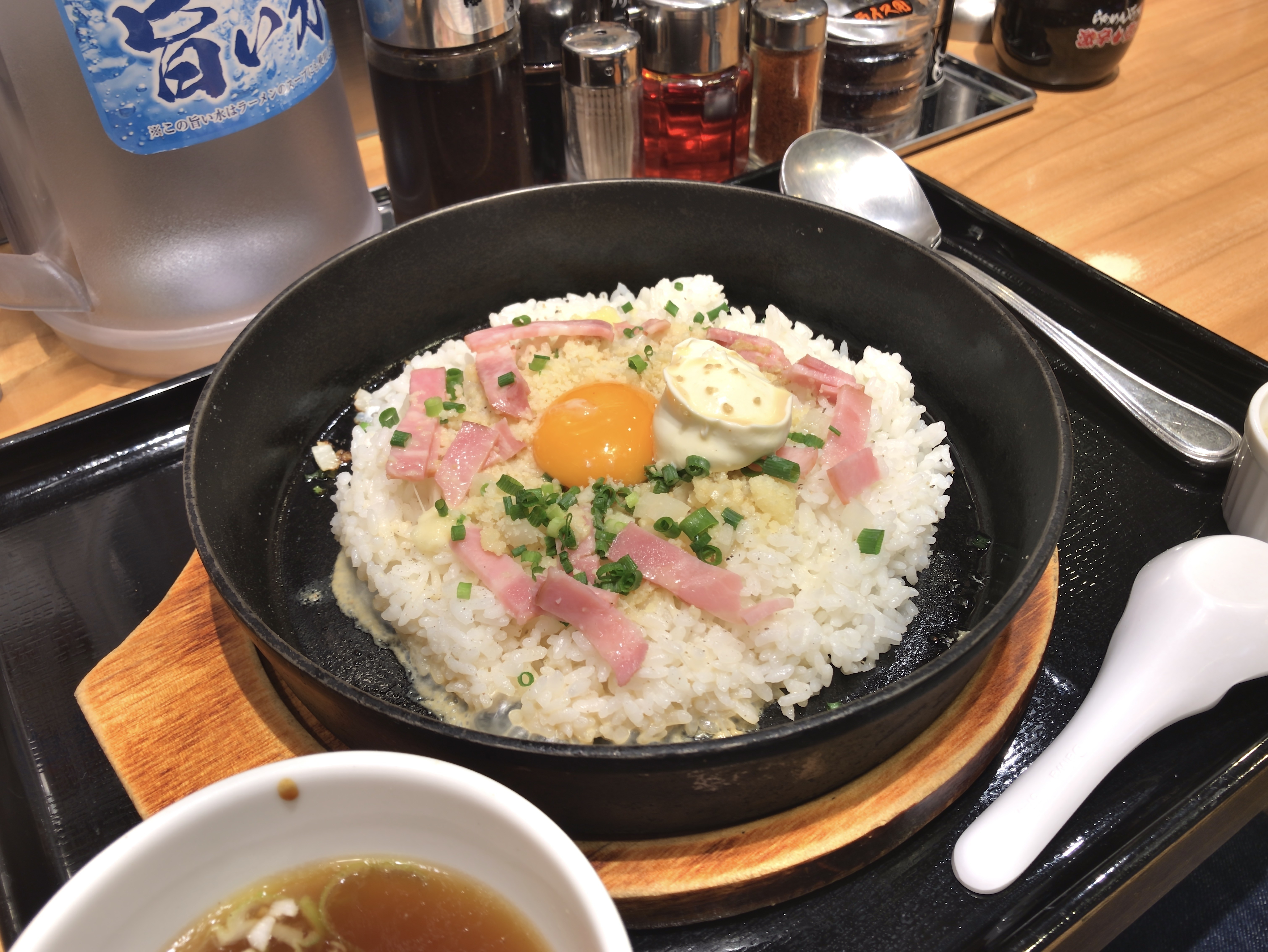 らあめん花月嵐 鉄板イタめしチーズリゾット味 630円 トッピングチーズ