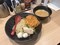 つけめん哲 濃厚味噌地鶏つけめん 税込み900円 旨辛ねぎ増し 100円