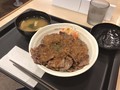 [松屋]松屋 ビフテキ丼ダブル 香味ジャポネソース 税込み1150円 1222kcal