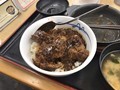 [松屋]松屋 黒毛和牛と黒豚のハンバーグ 丼盛り