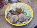 [野郎ラーメン]野郎ラーメン 豚野菜炒め塩とんこつ味メガマシ 豚増し 税込み1330円