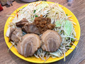 [野郎ラーメン]野郎ラーメン 豚野菜炒め塩とんこつ味メガマシ 豚増し 税込み1330円