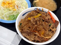 [松屋]松屋 牛肉チャプチェ定食 ライス少なめ 丼盛り