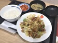 [松屋]松屋 回鍋肉定食 キムチ選択 税込み790円 862kcal 2023年7月25日発売