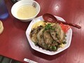 [大阪王将]大阪王将 焼豚丼 税込み730円 ごはん少なめ指定 用賀店