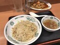 [日高屋]日高屋 バクダン炒め 税込み580円 チャーハン 490円 吟醸ロック酒 430円