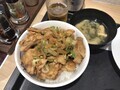 [松屋]松屋 鶏のバター醤油炒め定食ダブル 丼盛り