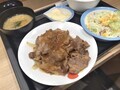 [松屋]牛生姜焼定食 ダブル 税込み1190円 1409kcal 2023年10月10日発売