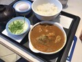 [松屋]マッサマンカレー 単品税込み710円 Wで選べる玉子かけごはん 290円