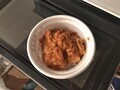 [松屋]ごろごろチキンのバターチキンカレー KFC 激辛ソース 丼盛り