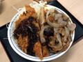 [かつや]牛焼肉とロースカツの合い盛り丼 税込み979円 2024年10月18日発売