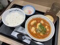 [松屋]牛豆腐キムチチゲセット 半熟玉子選択 税込み750円 872kcal