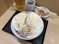 [かつや]2個たまハムエッグカツ丼 1週目 ハンバーグカツ・海老フライ・から揚