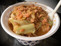 [松屋]ニンニク野菜マシ大盛牛めし KFC 激辛ソース 丼盛り