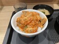 [松屋]ロゼクリームチキン キムチ 丼盛り