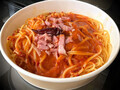 [セブンイレブン]辛辛辛いトマトソースパスタ 税込み540円 556kcal 2025年7月29日発売