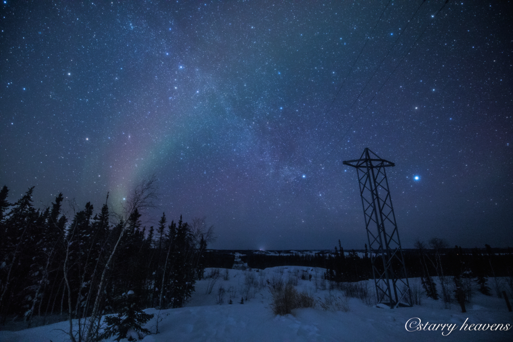 高品質！カナダ産のラブラドライト！めちゃくちゃ綺麗！ピカピカ！ 天体撮影記 第49夜】 カナダのイエローナイフの夜空に広がる美しい