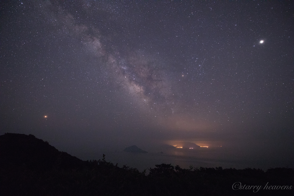 利島 天の川