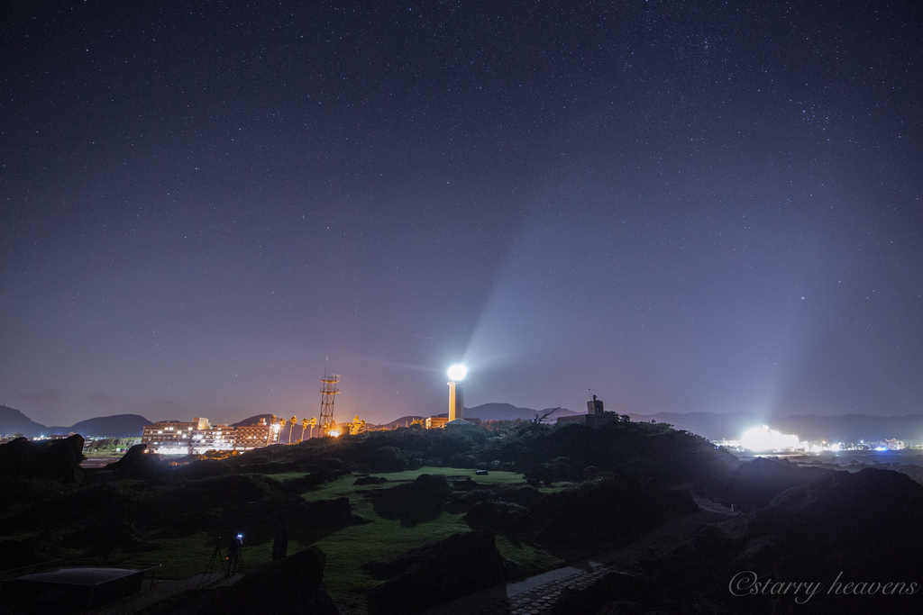 野島崎灯台星空