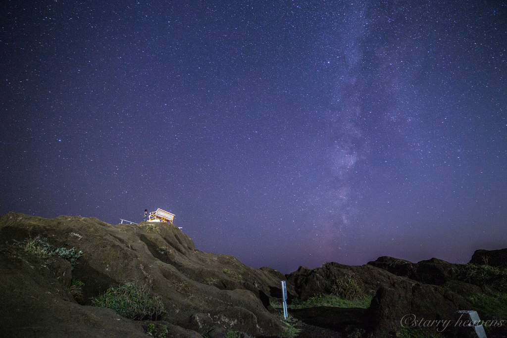 野島崎灯台星空