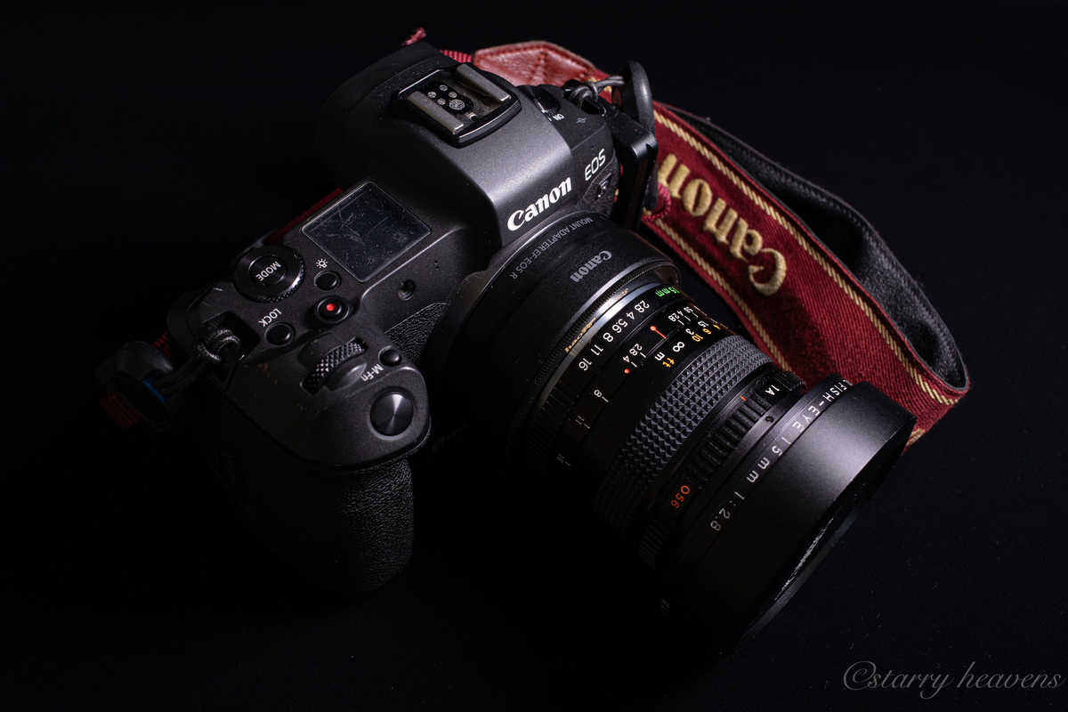 YASHICA ML FISH-EYE 15mm F2.8にアダプター付けて星空(天の川 YASHICA ML FISH-EYE 15mm F2.8にアダプター付けて星空(天の川