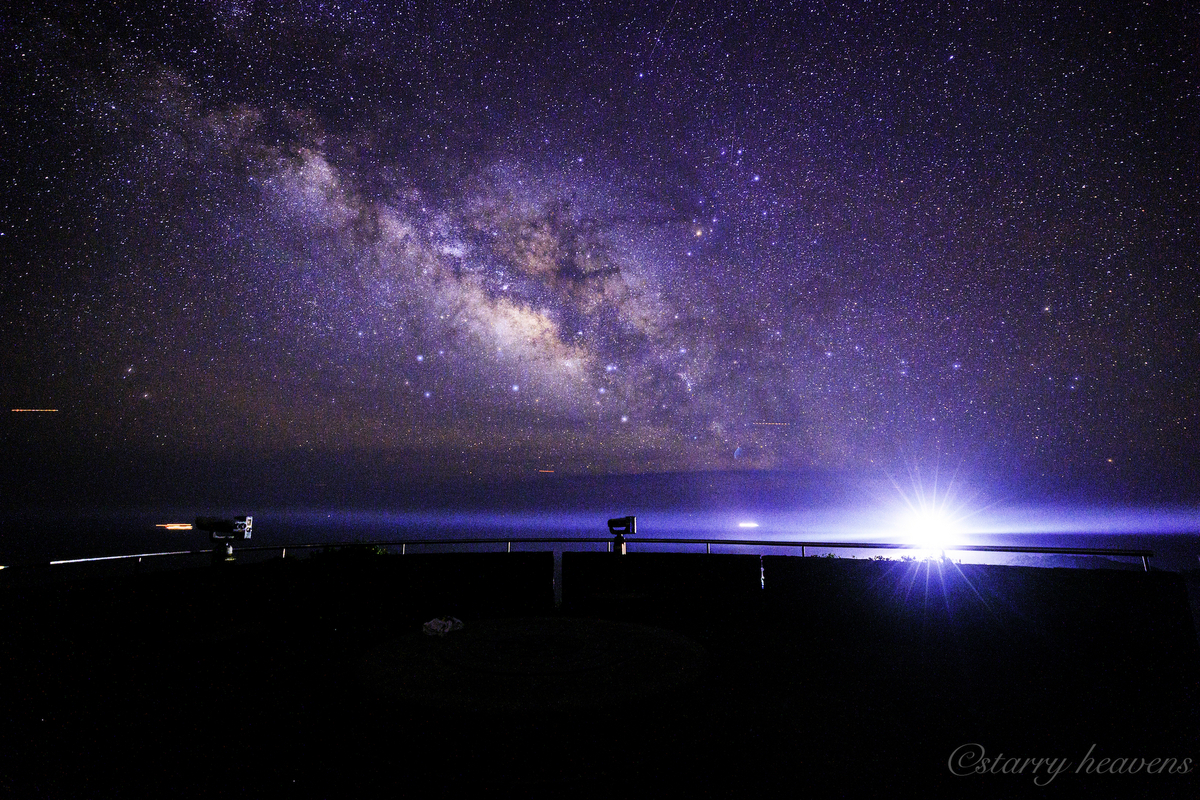 天体撮影記 第202夜】 高知県 最果ての岬、足摺岬からの夏の天の川