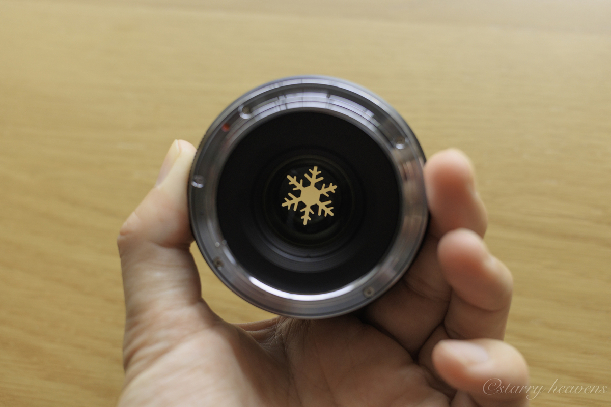 形状可変絞り搭載レンズ SG-image 50mm F1.8 フォントムレンズの