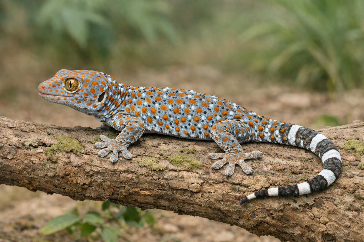 トッケイヤモリ(Tokay Gecko) - 爬虫類の地図